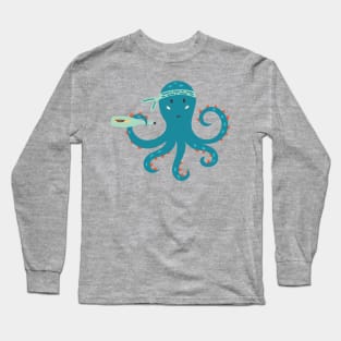 Octopus Pirate Long Sleeve T-Shirt